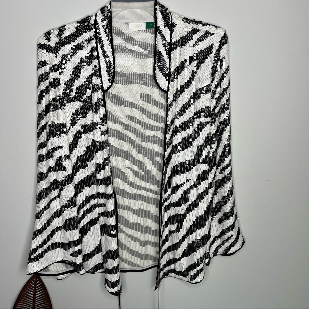 RIXO Animal Print Evening Jacket B3‎